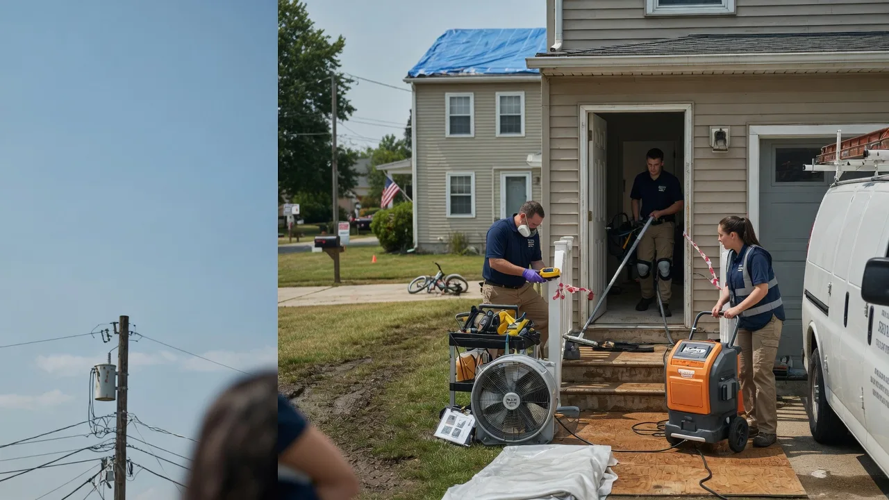 Water Damage Repair in Forsyth, IL near me